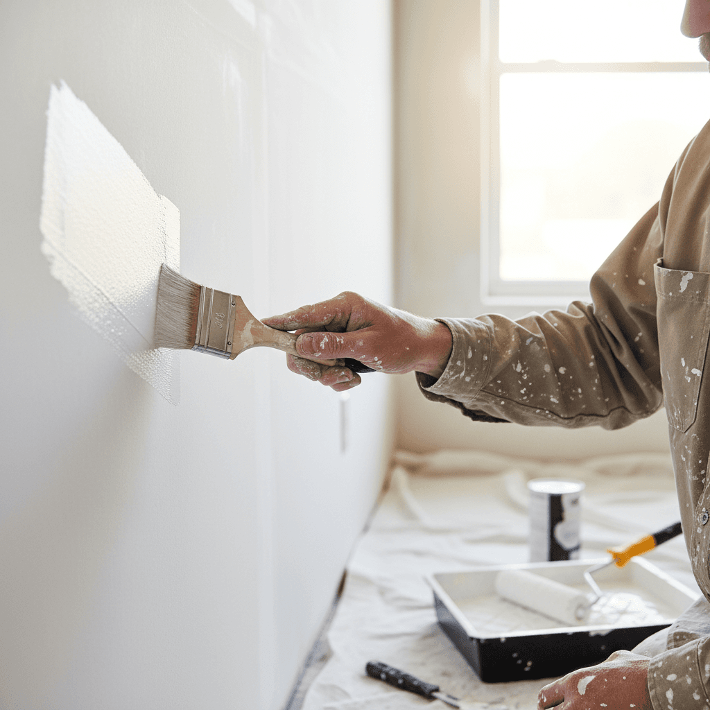 Preparing a wall for painting